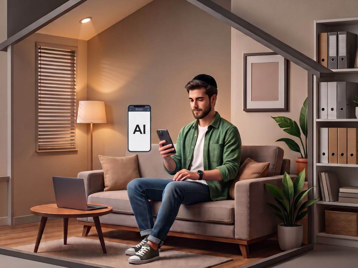 סינון תכנים AI לעובדים מהבית מניעת זליגת מידע עסקי